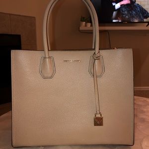 Michael Kors Large Pebbled Leather Accordion Bag